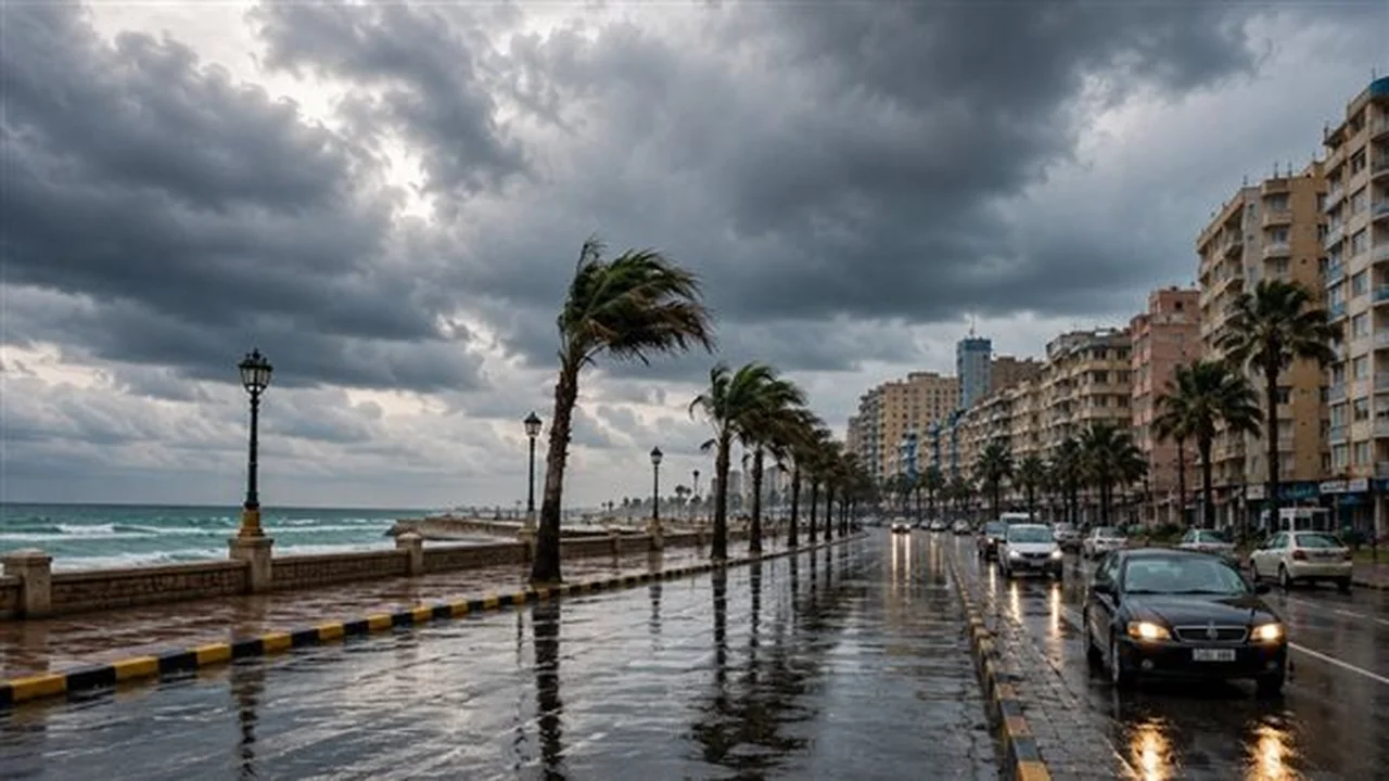 حالة الطقس غدًا السبت في مصر وشبورة وأمطار رعدية ورياح نشطة